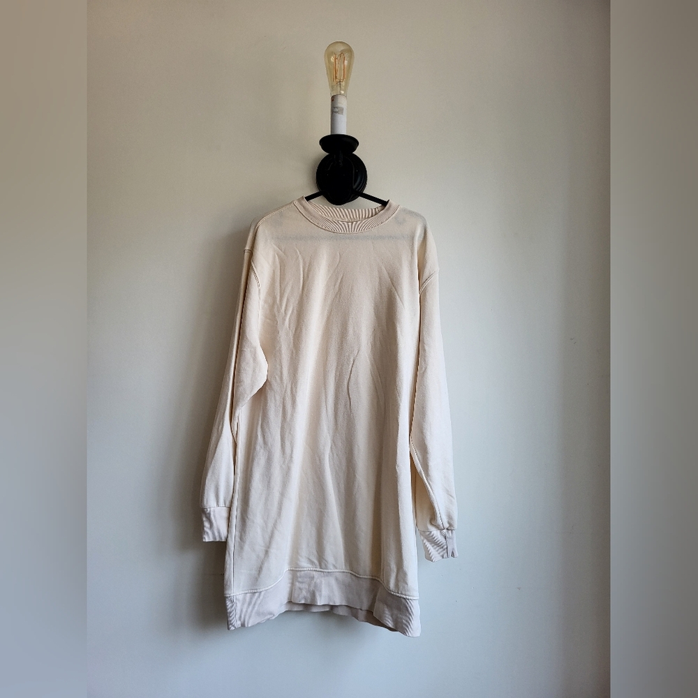 H&M Basic Cream Sweaterdress